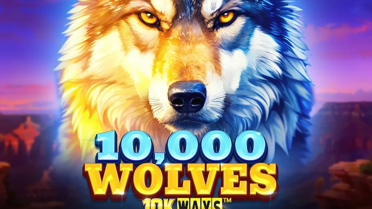 Cenário místico de floresta noturna com tema de lobos em 10,000 Wolves 10K Ways