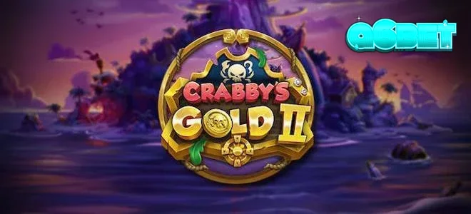Cena temática de piratas com baús de tesouro e moedas de ouro em Crabby’s Gold II